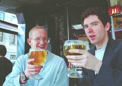 Dan, Jon & Beer (Jon Hibbard, Dan Winterstein)