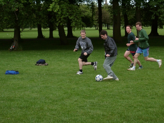 Football in the meadows (Noel Welsh,Dan Winterstein,Timm Zwickel,Paul Crook)