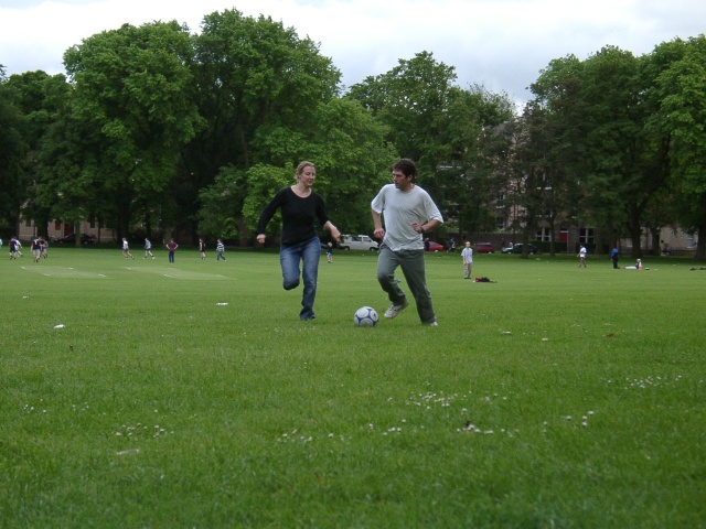 Football in the meadows II (Alison Pease,Dan Winterstein)